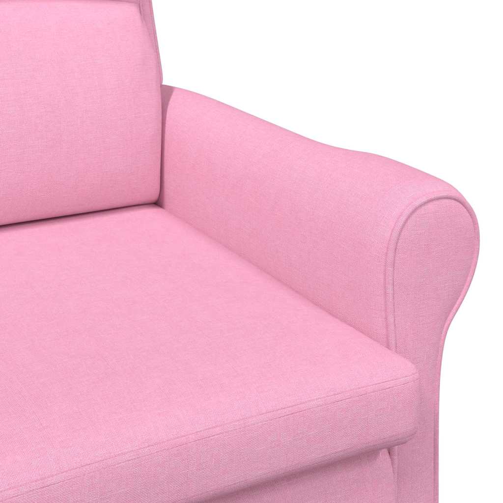 Moderne lenestol Rosa Polyesterstoff, Tre Medium Ergonomisk