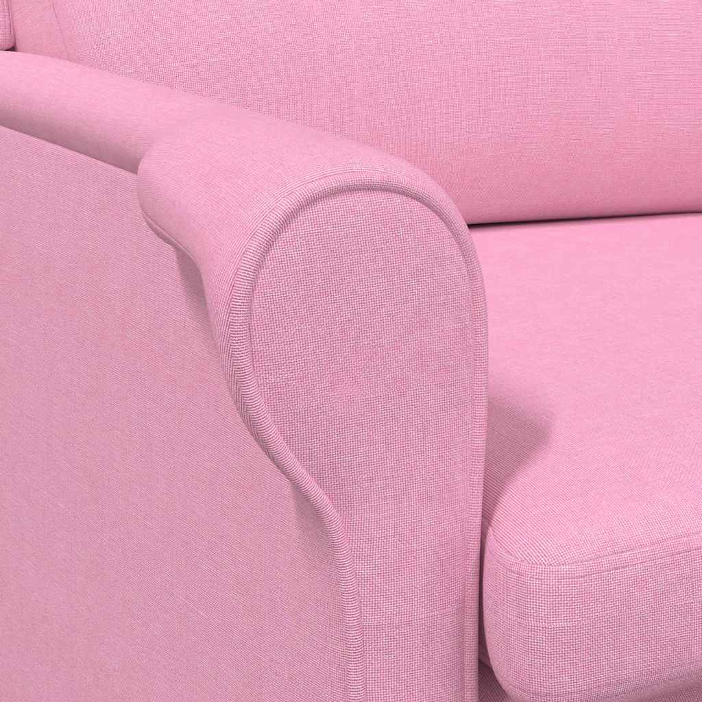 Moderne lenestol Rosa Polyesterstoff, Tre Medium Ergonomisk