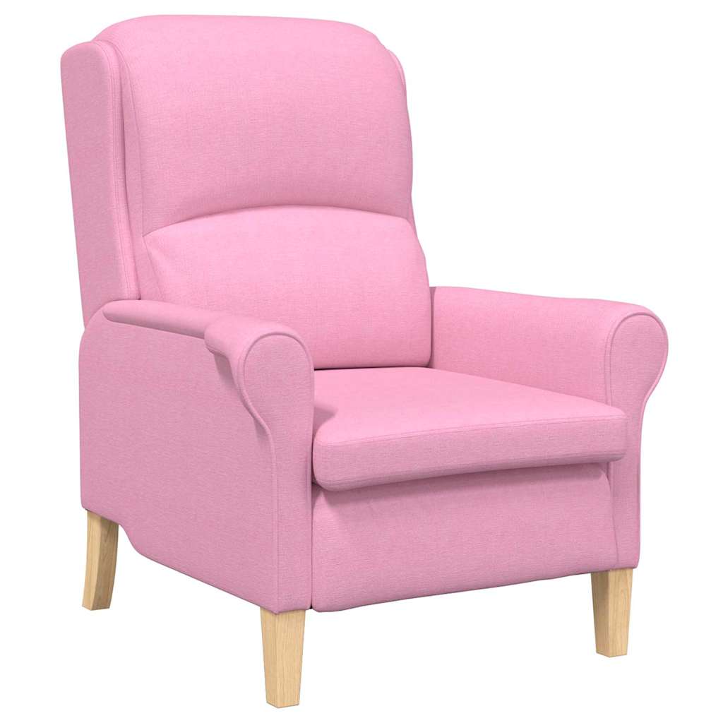 Moderne lenestol Rosa Polyesterstoff, Tre Medium Ergonomisk