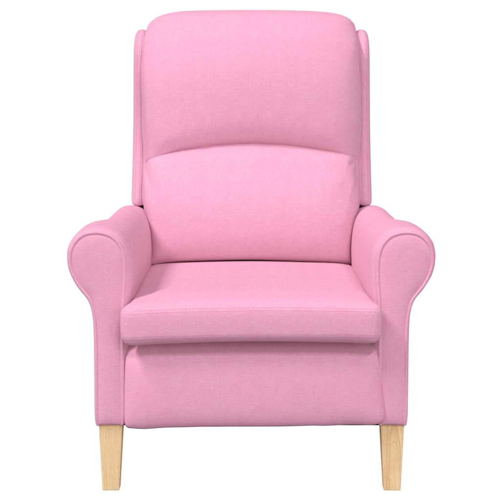 Moderne lenestol Rosa Polyesterstoff, Tre Medium Ergonomisk