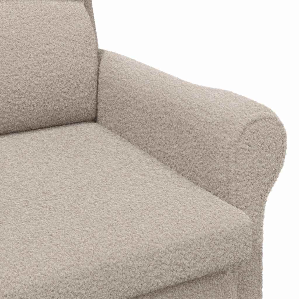 Ergonomisk Lenestol Lysegrå Polyester, Tre Standard Ergonomisk