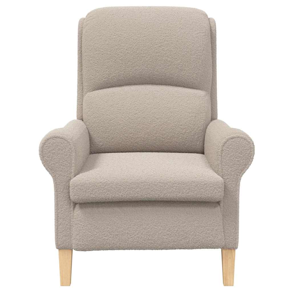 Ergonomisk Lenestol Lysegrå Polyester, Tre Standard Ergonomisk