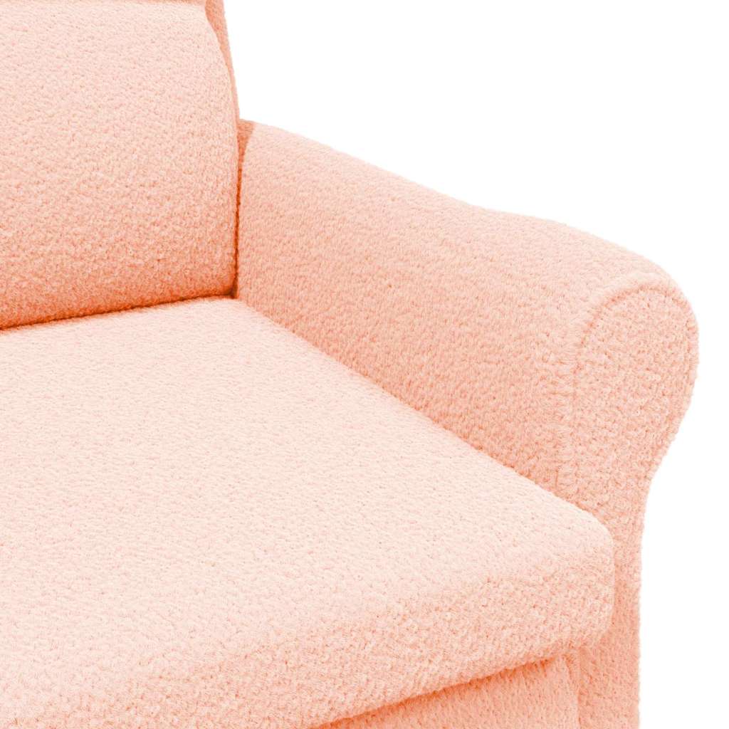 Ergonomisk Lenestol Rosa Stoff, Tre Middels Ergonomisk