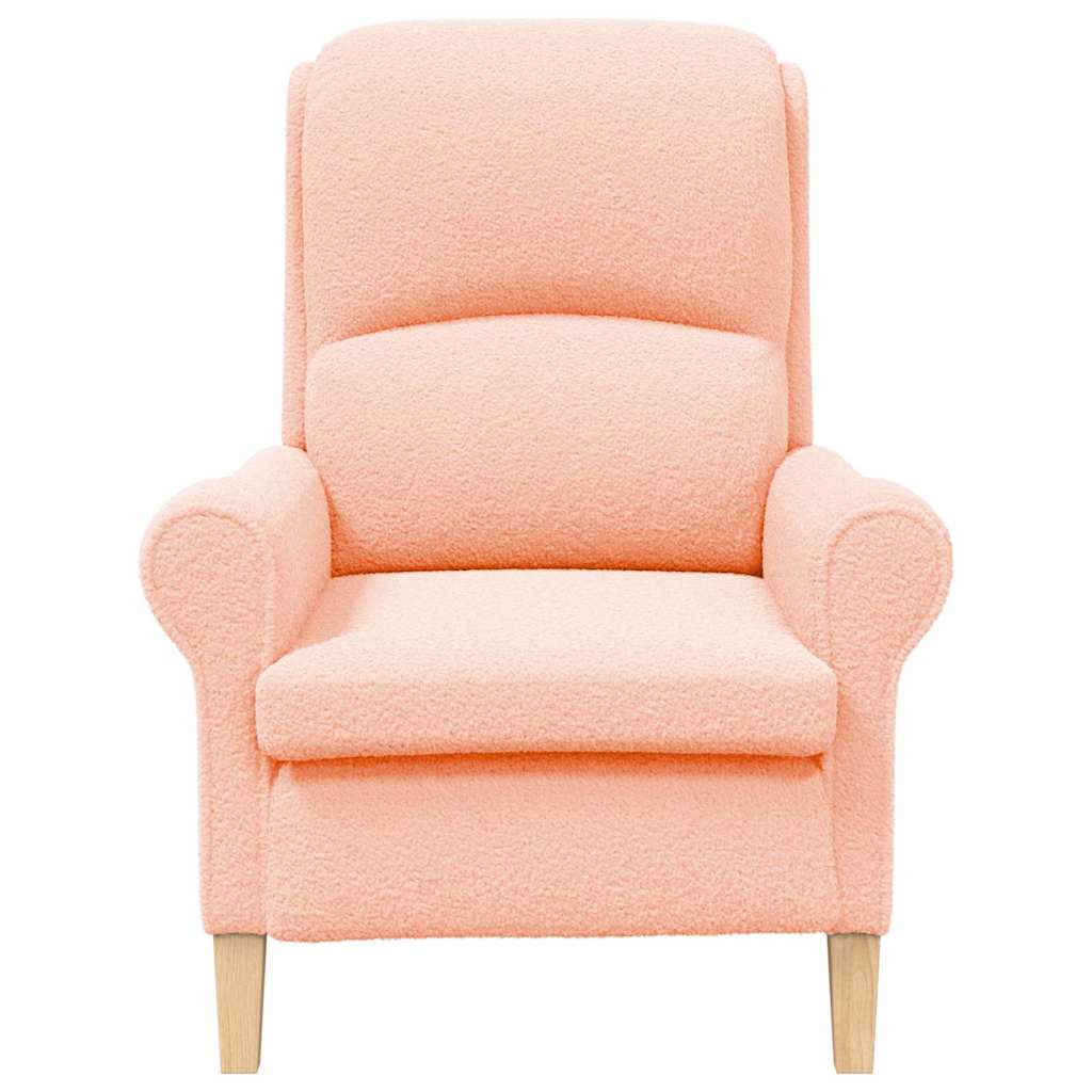 Ergonomisk Lenestol Rosa Stoff, Tre Middels Ergonomisk