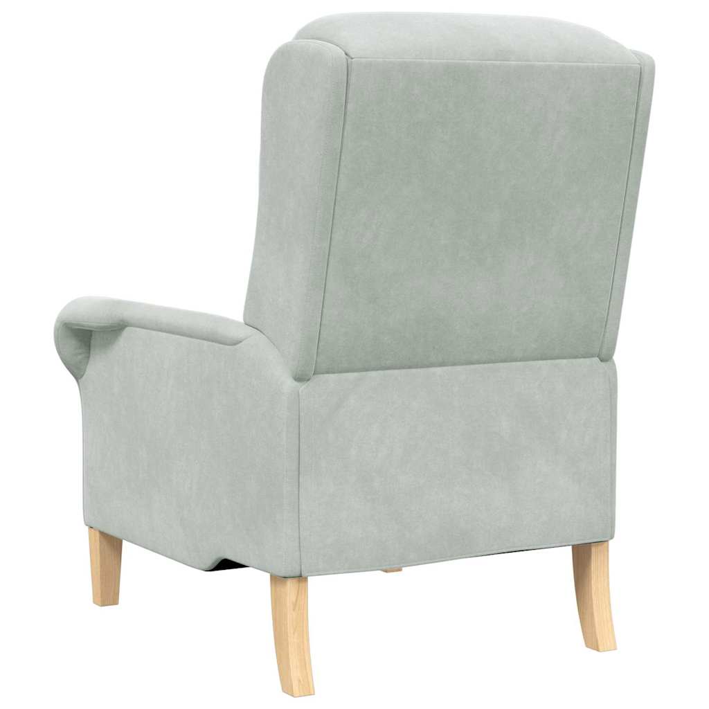 Lysegrå Lenestol Lysegrå Stoff med treben Standard Ergonomisk