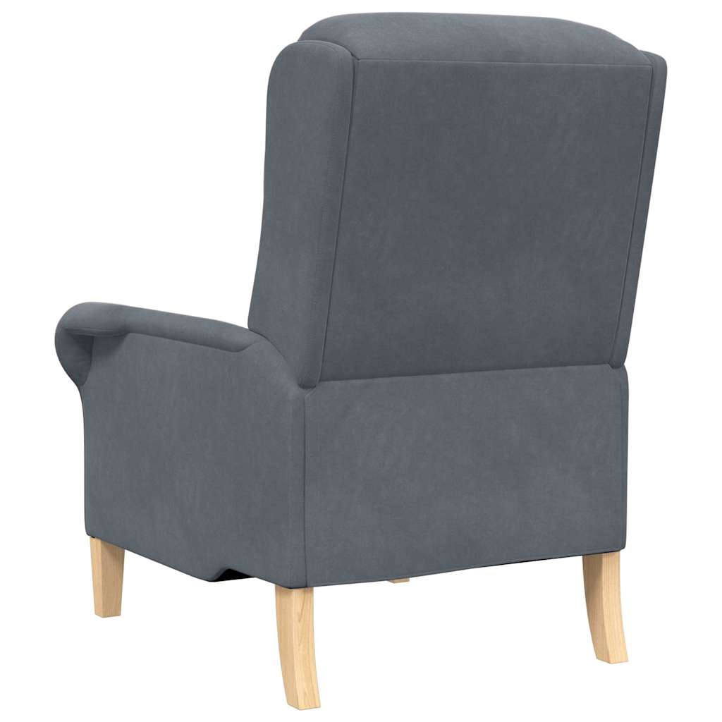 Mørk Grå Lenestol Mørk grå Stoff med treben Standard Ergonomisk