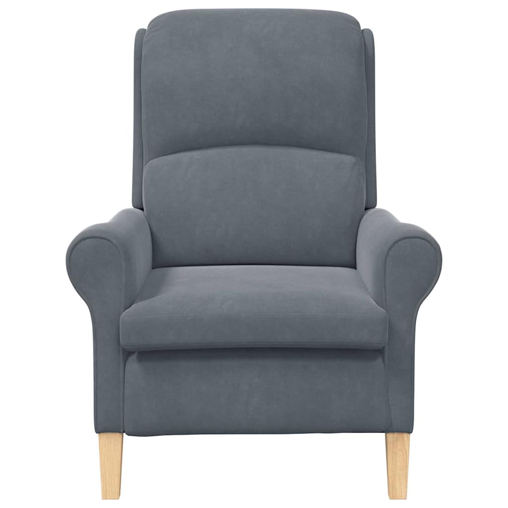 Mørk Grå Lenestol Mørk grå Stoff med treben Standard Ergonomisk