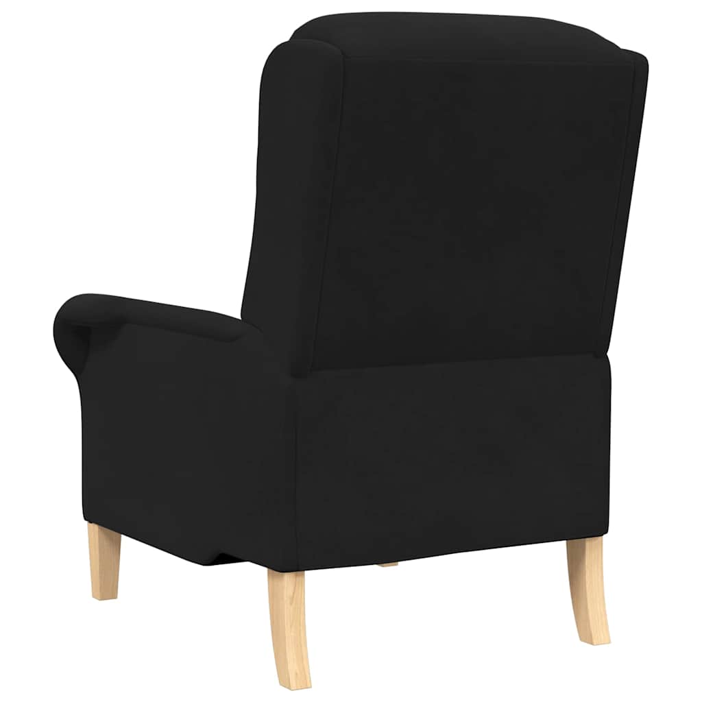 svart lenestol Svart Stoff, Tre Standard Ergonomisk