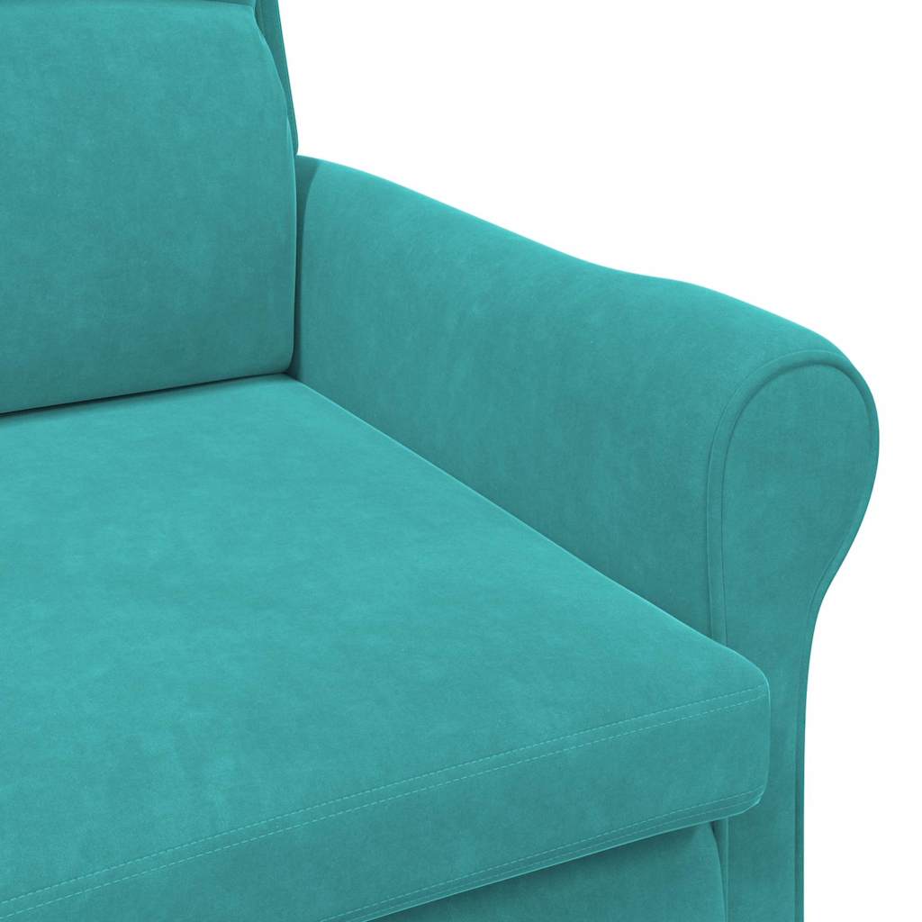 Turkis lenestol Turkis Stoff Standard Ergonomisk