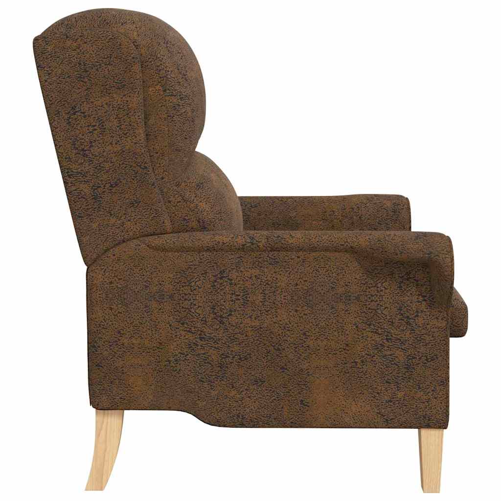 Moderne Lenestol Brun Stoff, Tre Standard Ergonomisk Lenestol