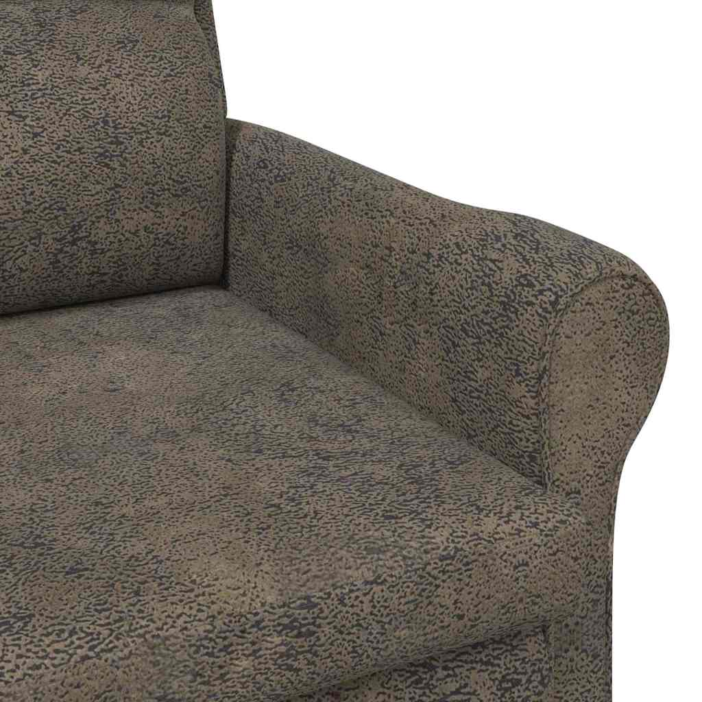 Moderne Lenestol Mørkegrå Stoff og tre Standard Ergonomisk