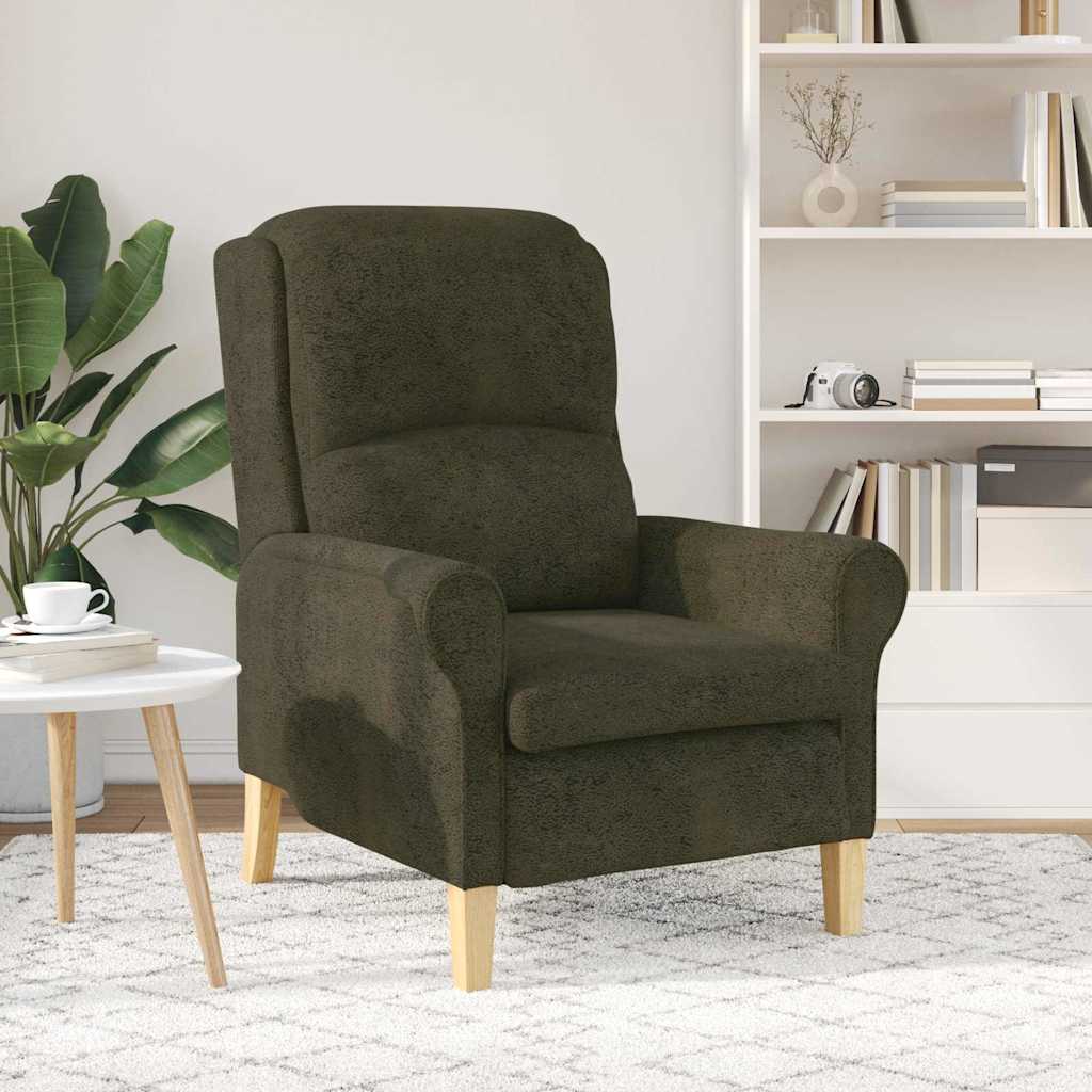 Moderne Lenestol Armygrønn Stoff, Tre Medium Ergonomisk