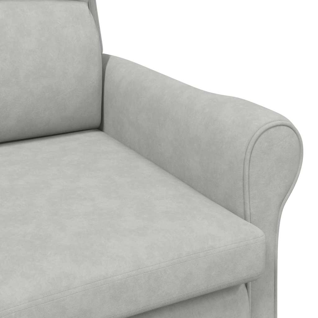 lysegrå lenestol Lysegrå Stoff Standard Ergonomisk