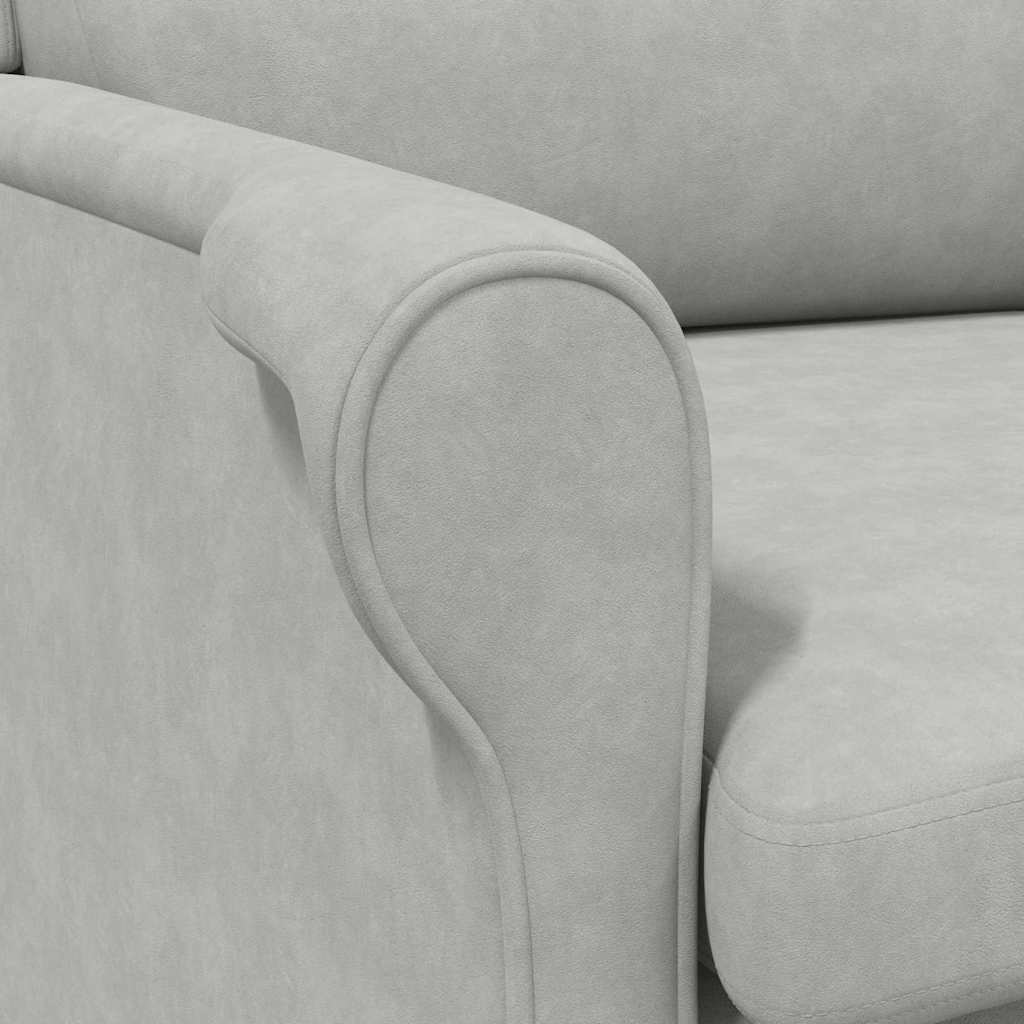 lysegrå lenestol Lysegrå Stoff Standard Ergonomisk