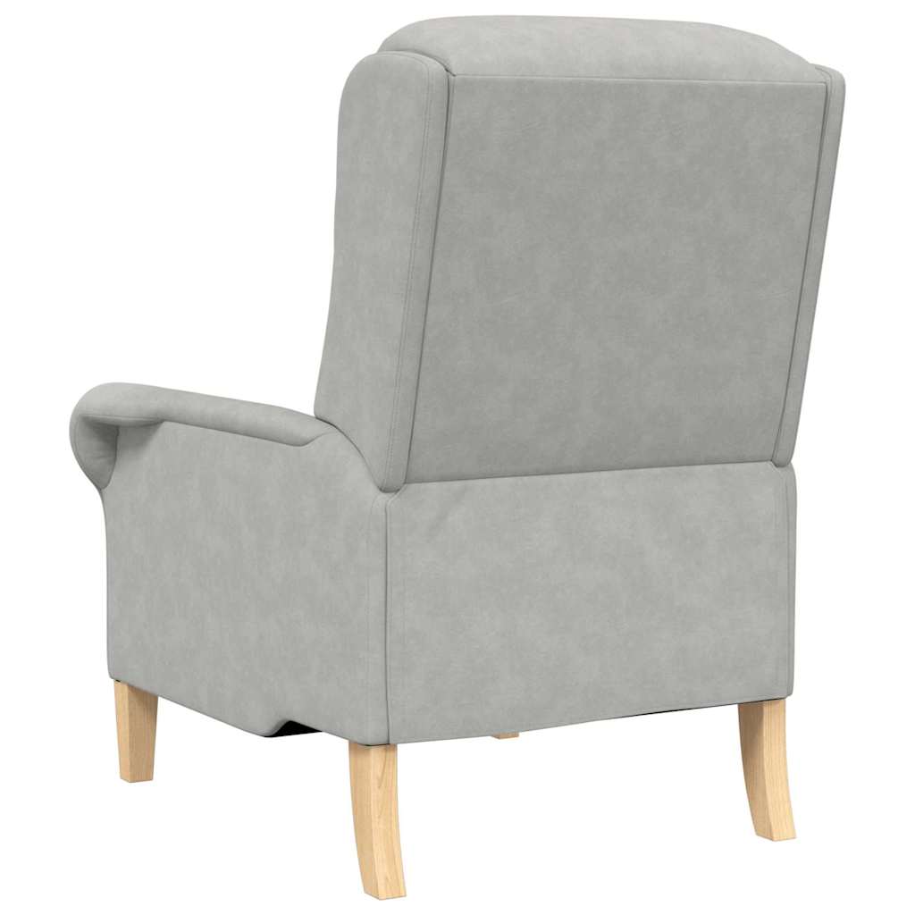 lysegrå lenestol Lysegrå Stoff Standard Ergonomisk