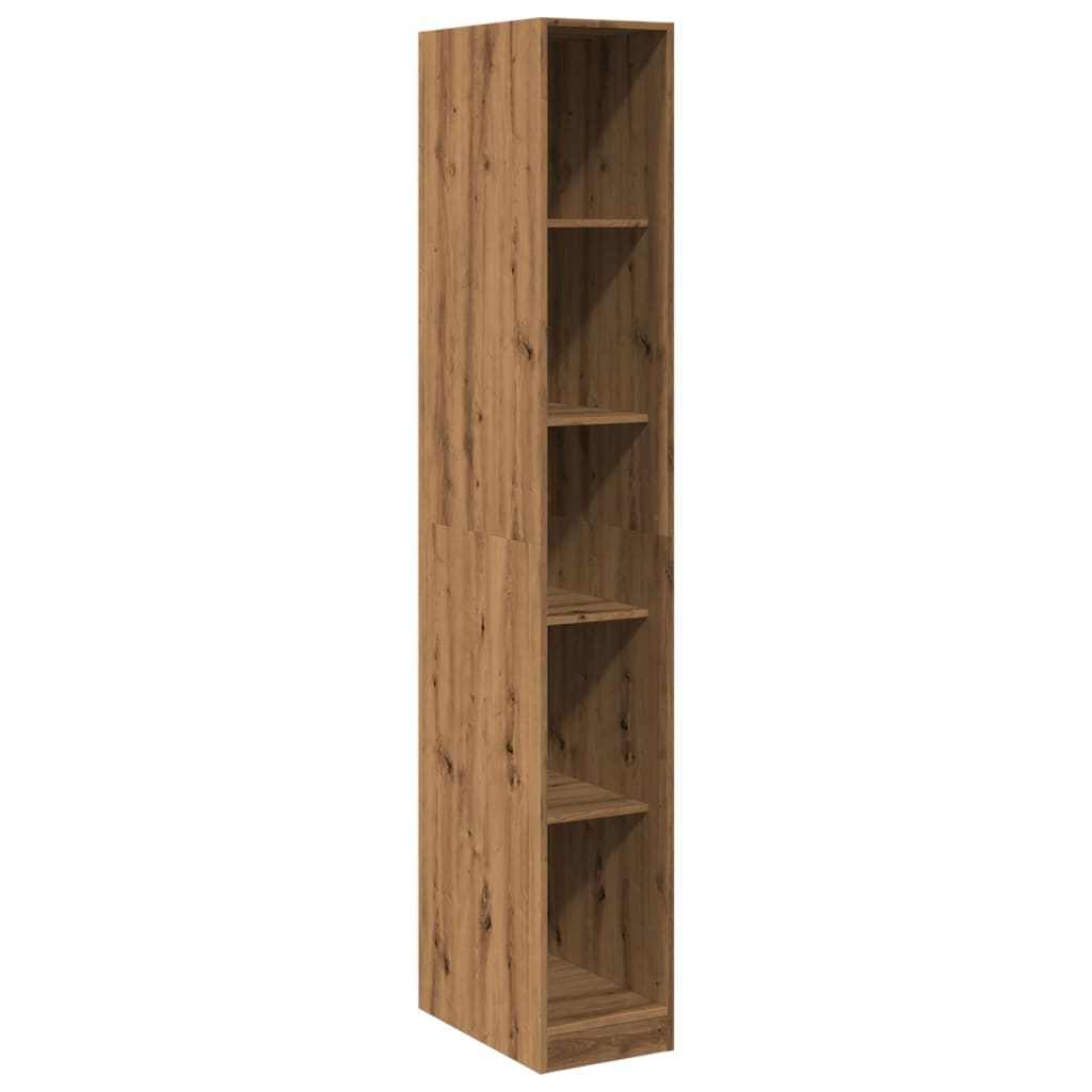Garderobe artisan eik 30x50x200 cm konstruert tre