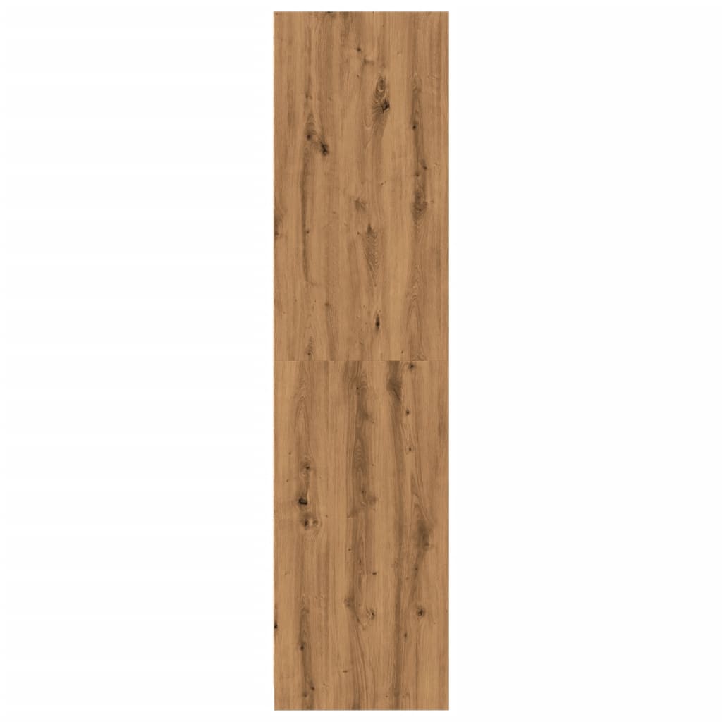 Garderobe artisan eik 80x50x200 cm konstruert tre