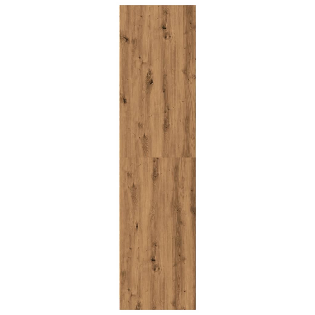 Garderobe artisan eik 30x50x200 cm konstruert tre