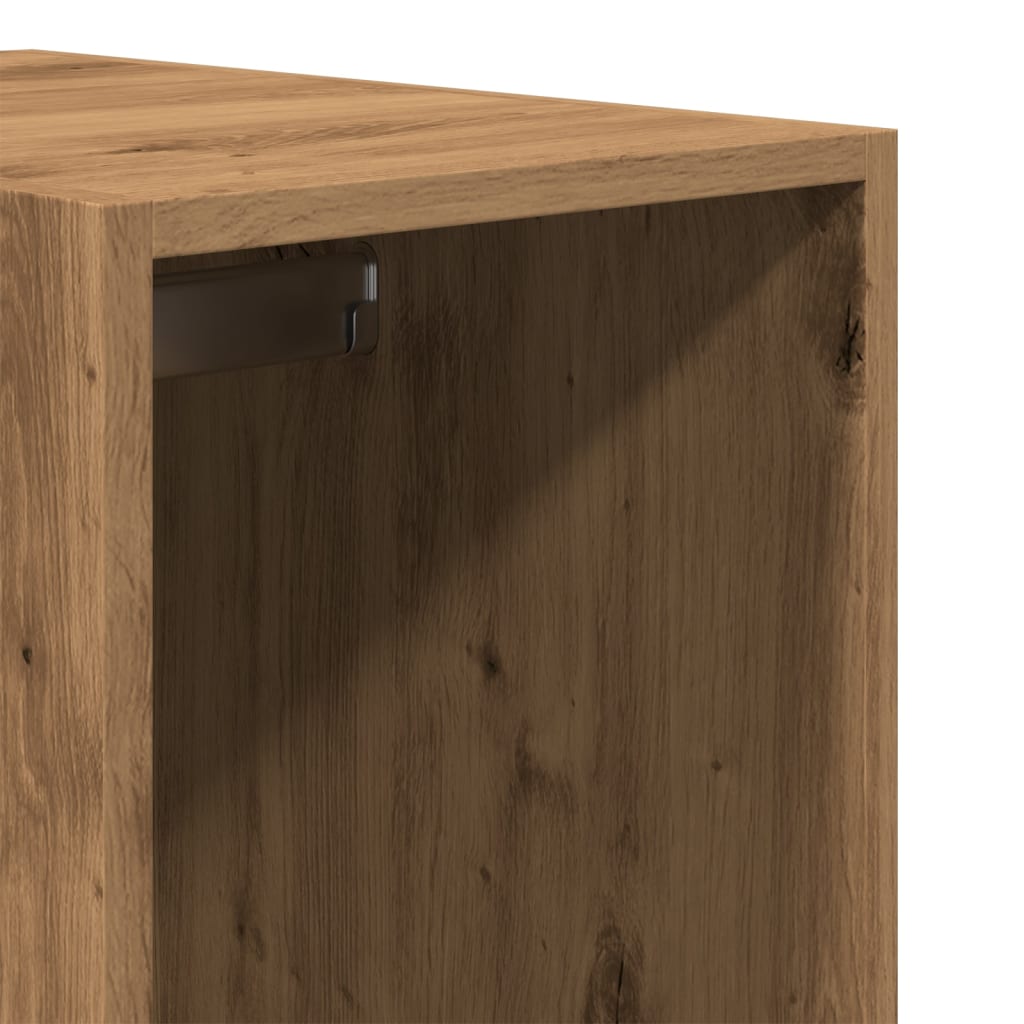 Garderobe artisan eik 30x50x200 cm konstruert tre