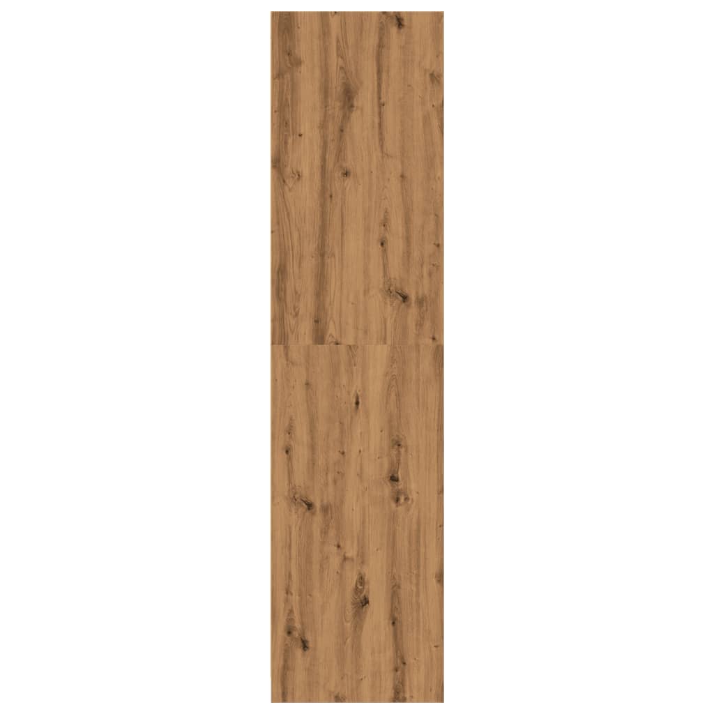 Garderobe artisan eik 80x50x200 cm konstruert tre
