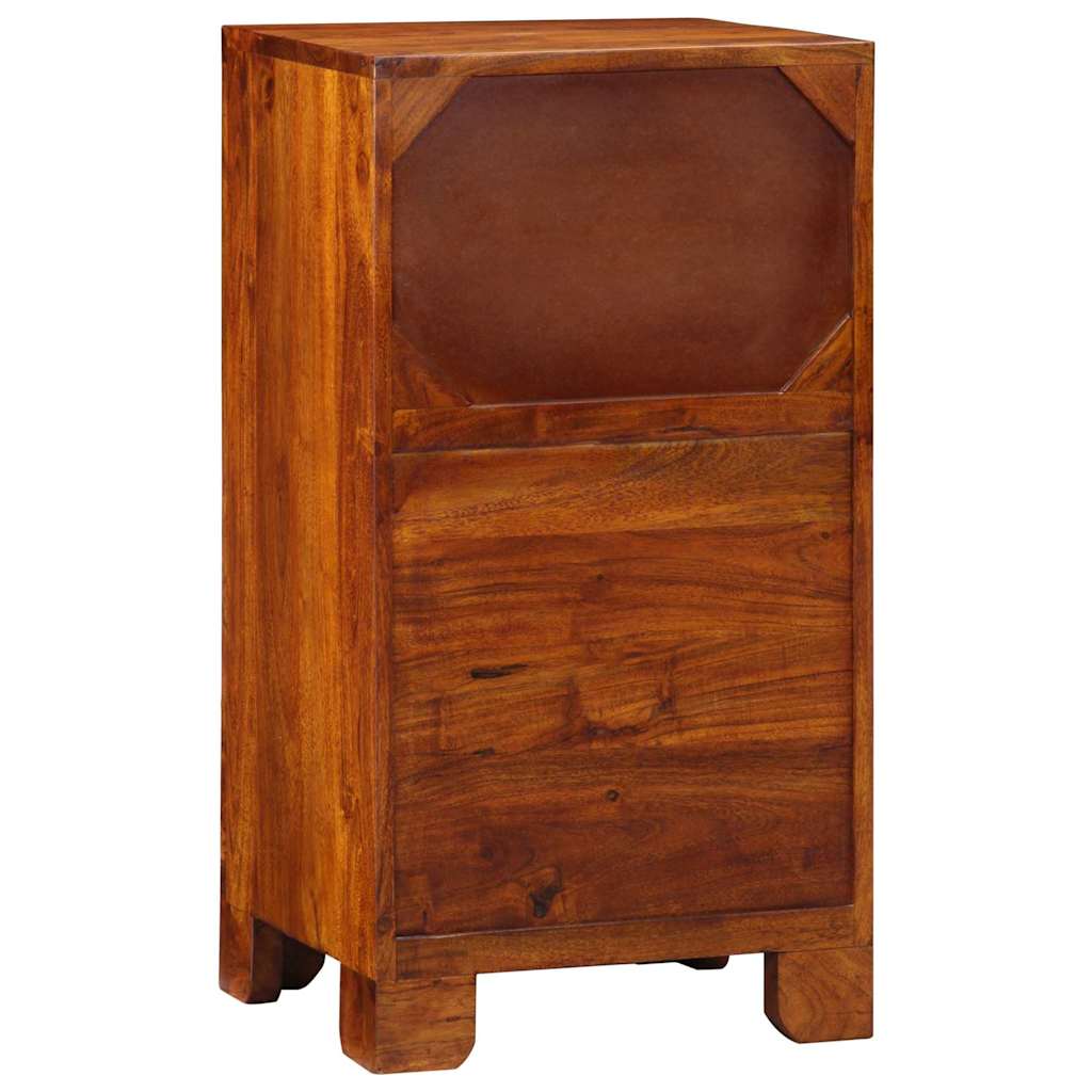 Telefonstativ Honningbrun 40x35x75 cm Massivtre Akasie