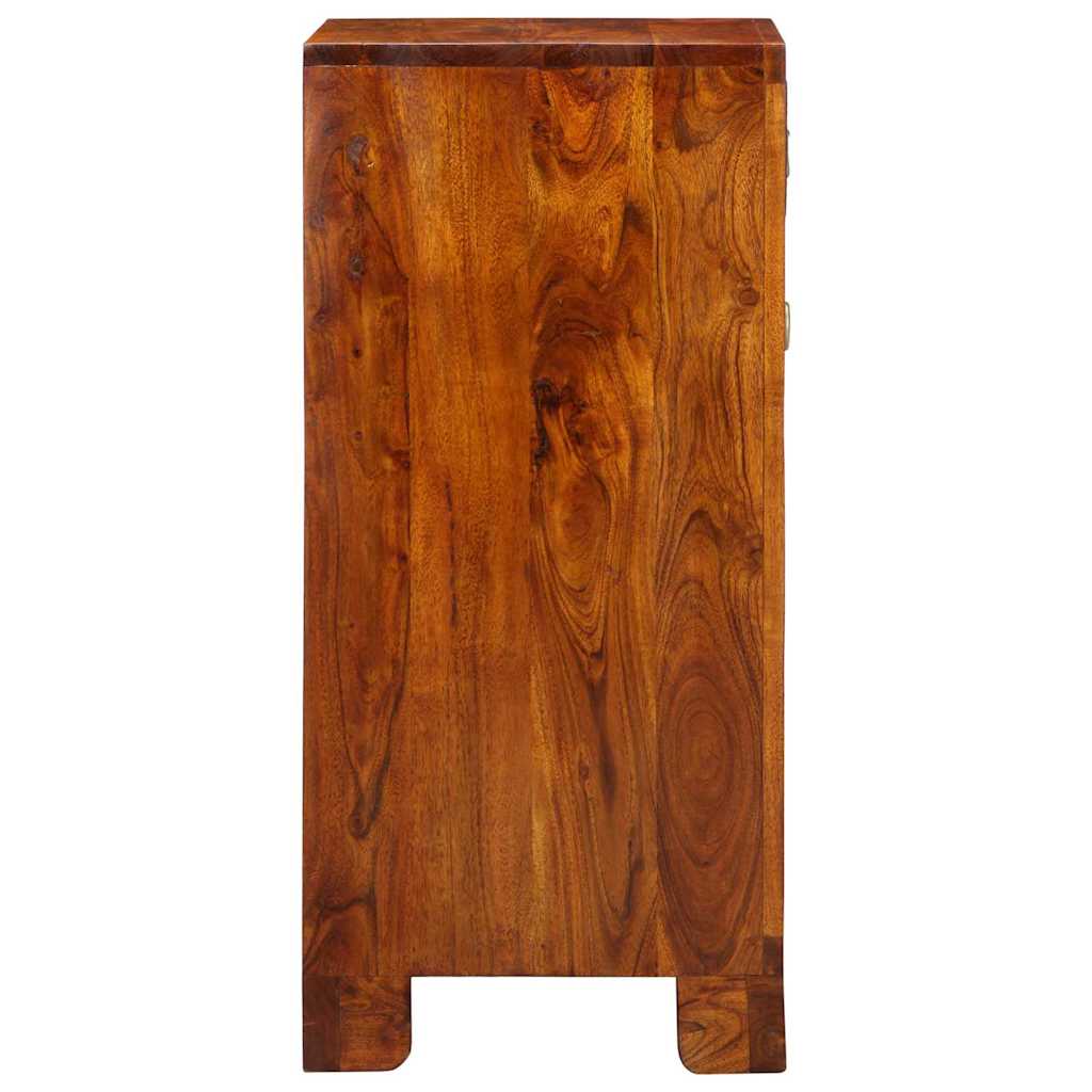 Telefonstativ Honningbrun 40x35x75 cm Massivtre Akasie