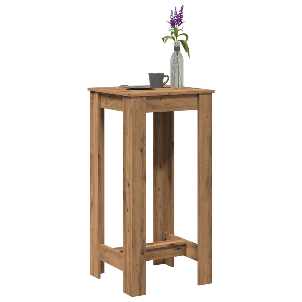 Barbord artisan eik 51x50x103,5 cm konstruert tre