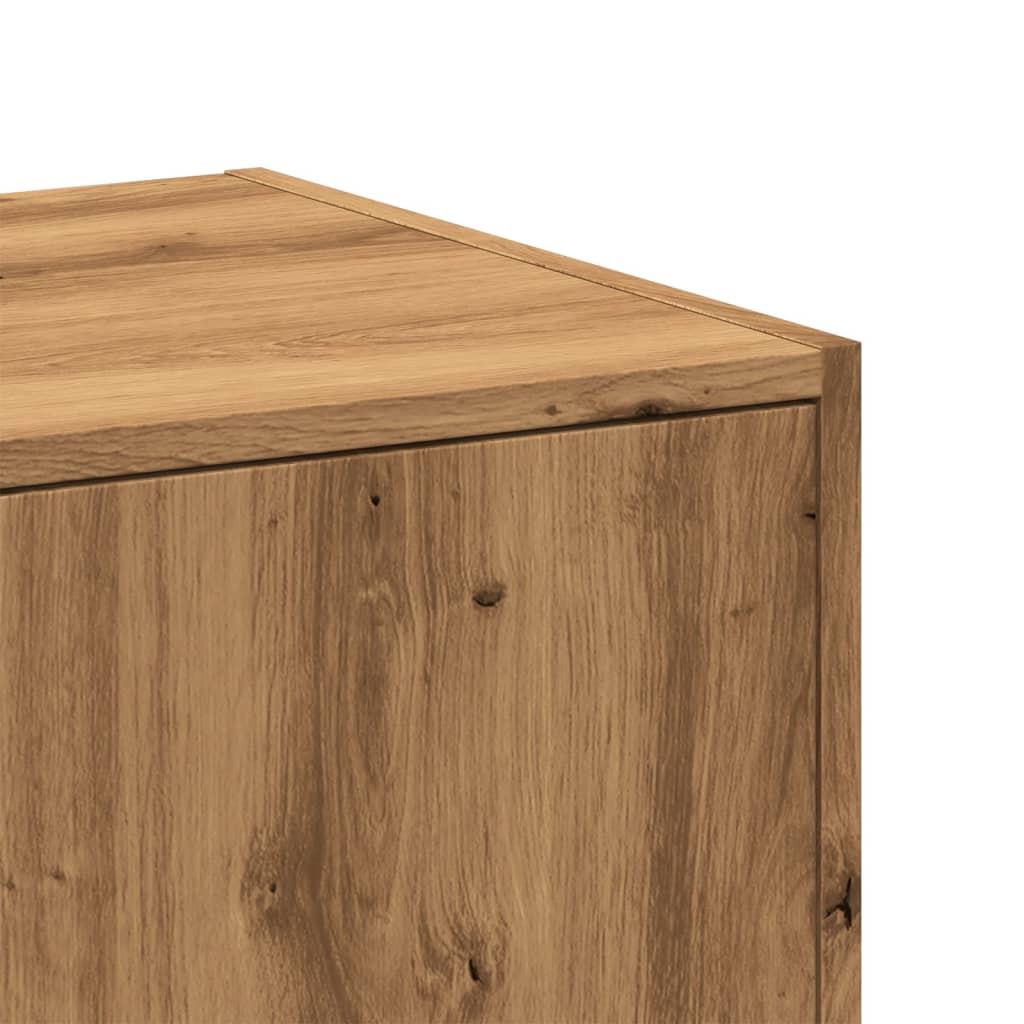 Apotekskap artisan eik 30x41x118 cm konstruert tre