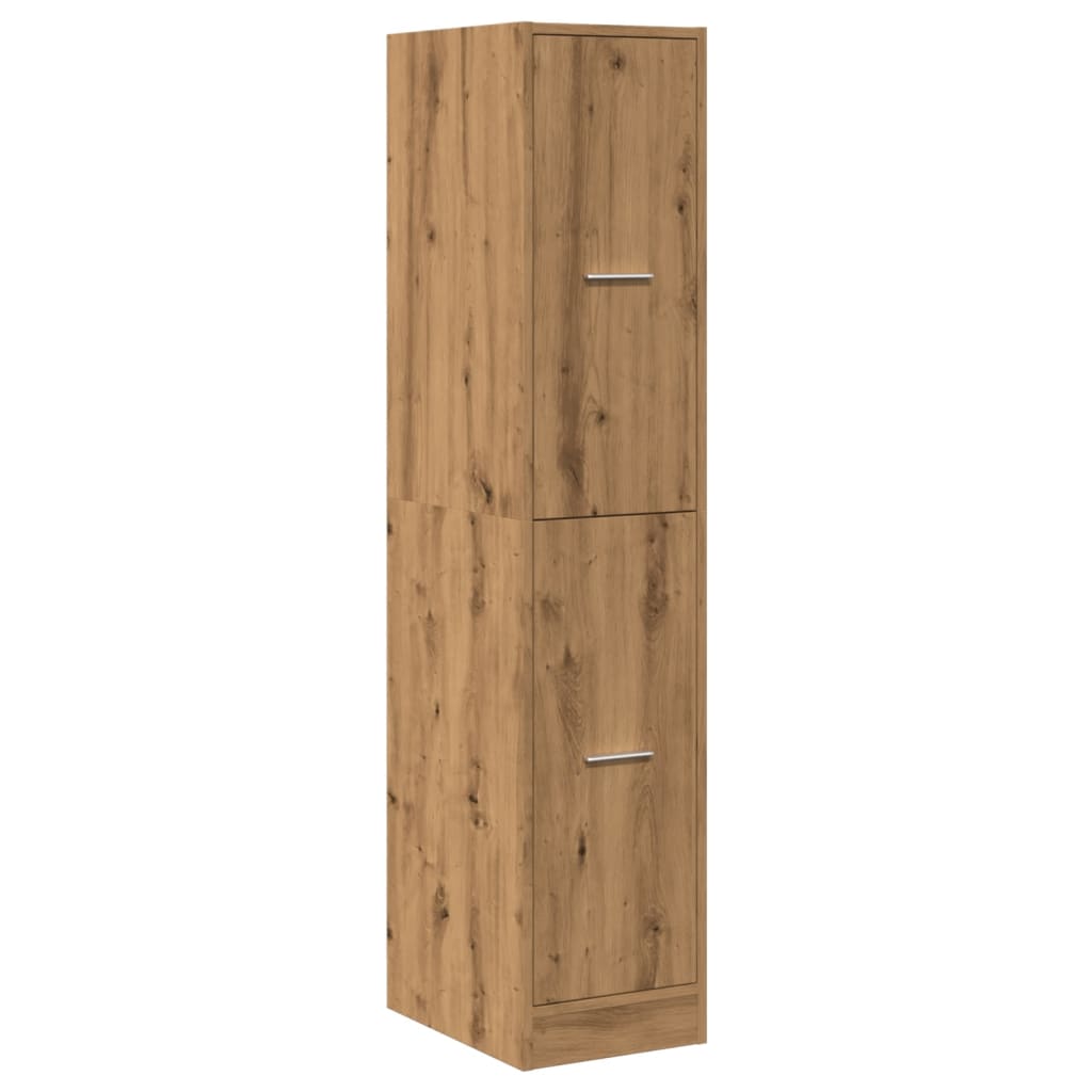 Apotekskap artisan eik 30x41x144,5 cm konstruert tre