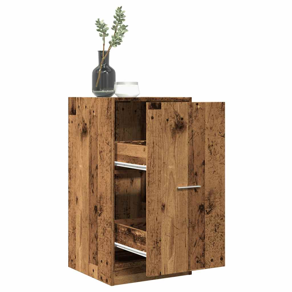 Apotekskap gammelt tre 40x41x77,5 cm konstruert tre