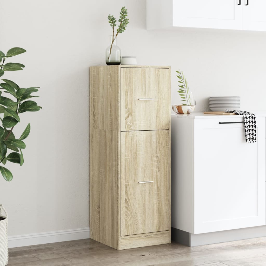 Apotekskap sonoma eik 40x41x118 cm konstruert tre