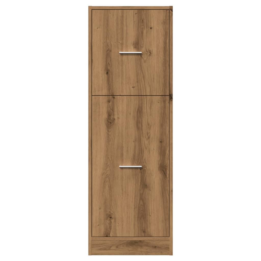 Apotekskap artisan eik 40x41x118 cm konstruert tre