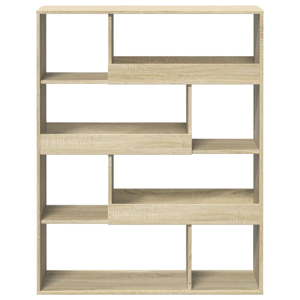 Bokhylle sonoma eik 100x33x125,5 cm konstruert tre