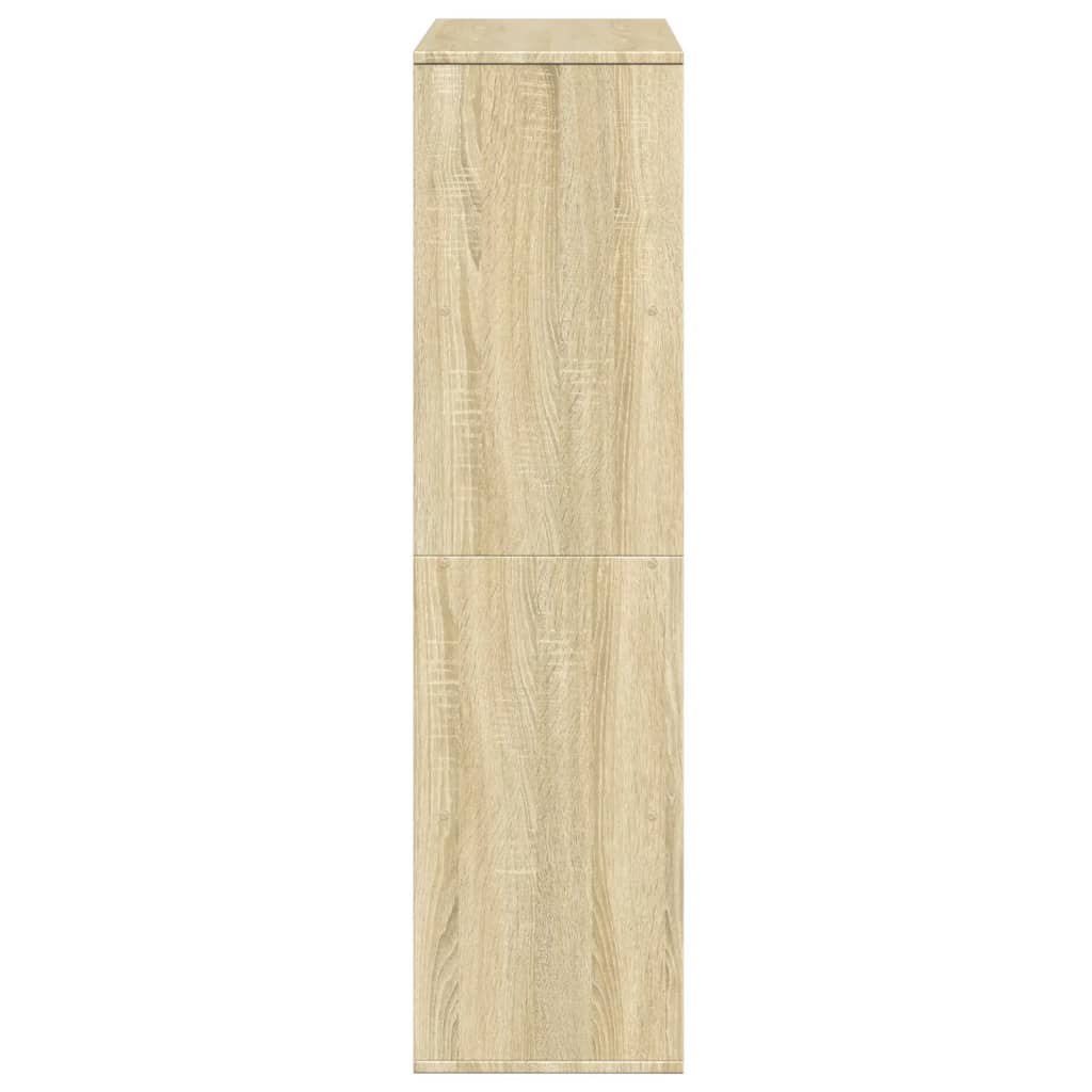 Bokhylle sonoma eik 100x33x125,5 cm konstruert tre