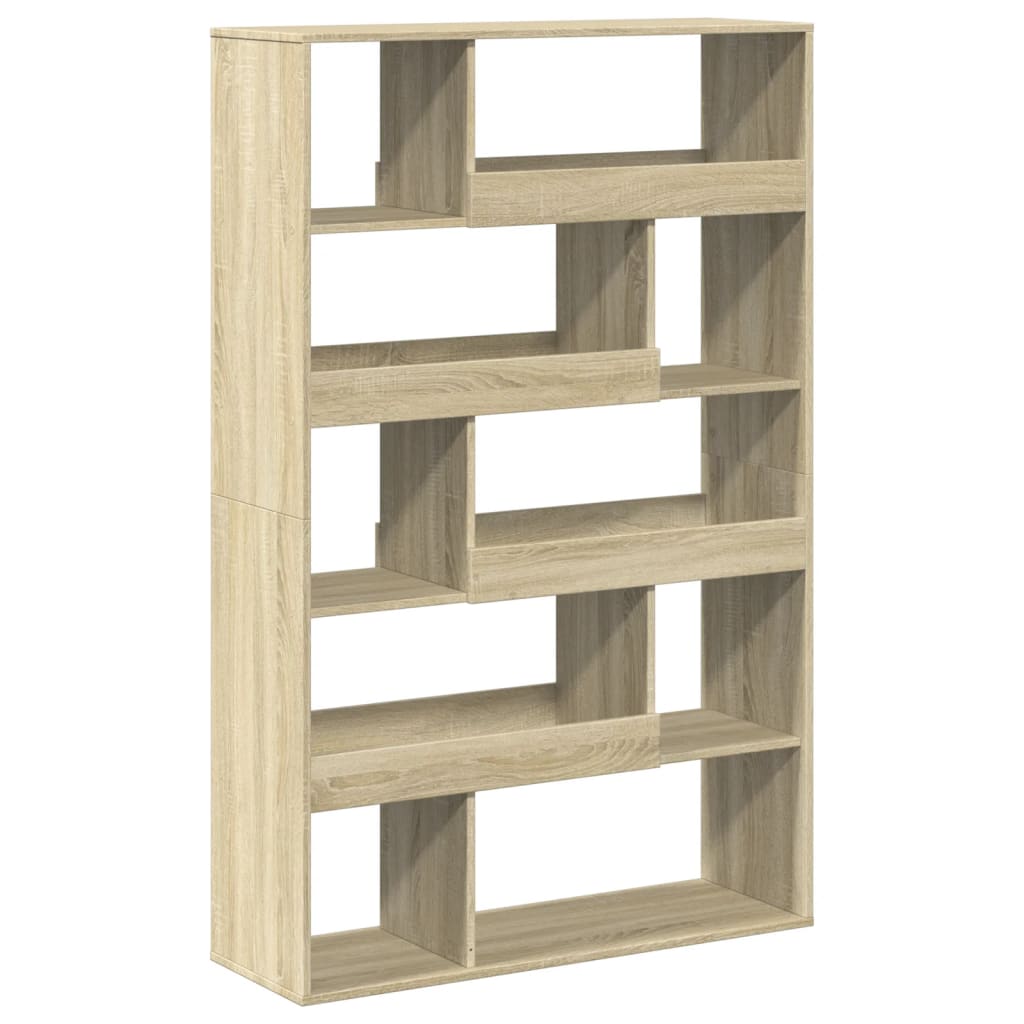 Bokhylle sonoma eik 100x33x156,5 cm konstruert tre