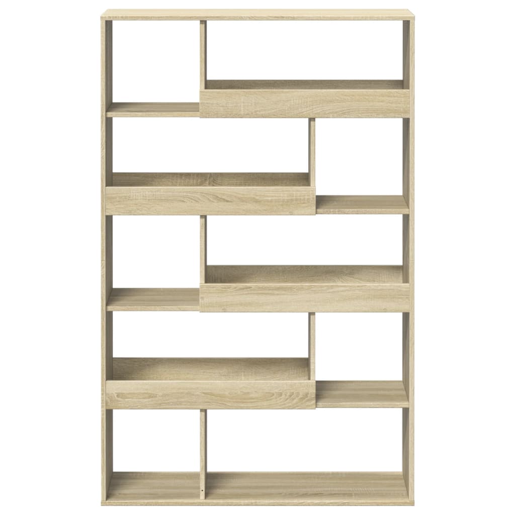 Bokhylle sonoma eik 100x33x156,5 cm konstruert tre