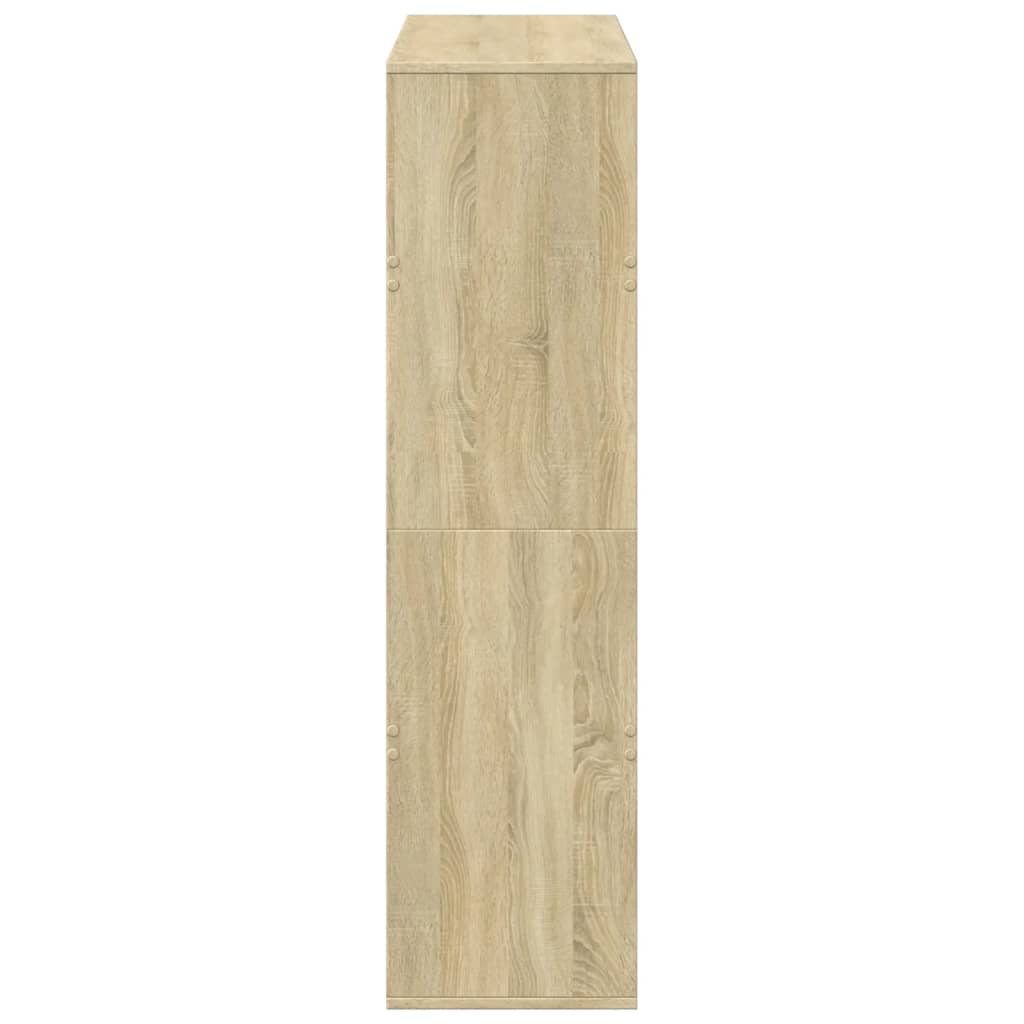 Bokhylle sonoma eik 100x33x125,5 cm konstruert tre