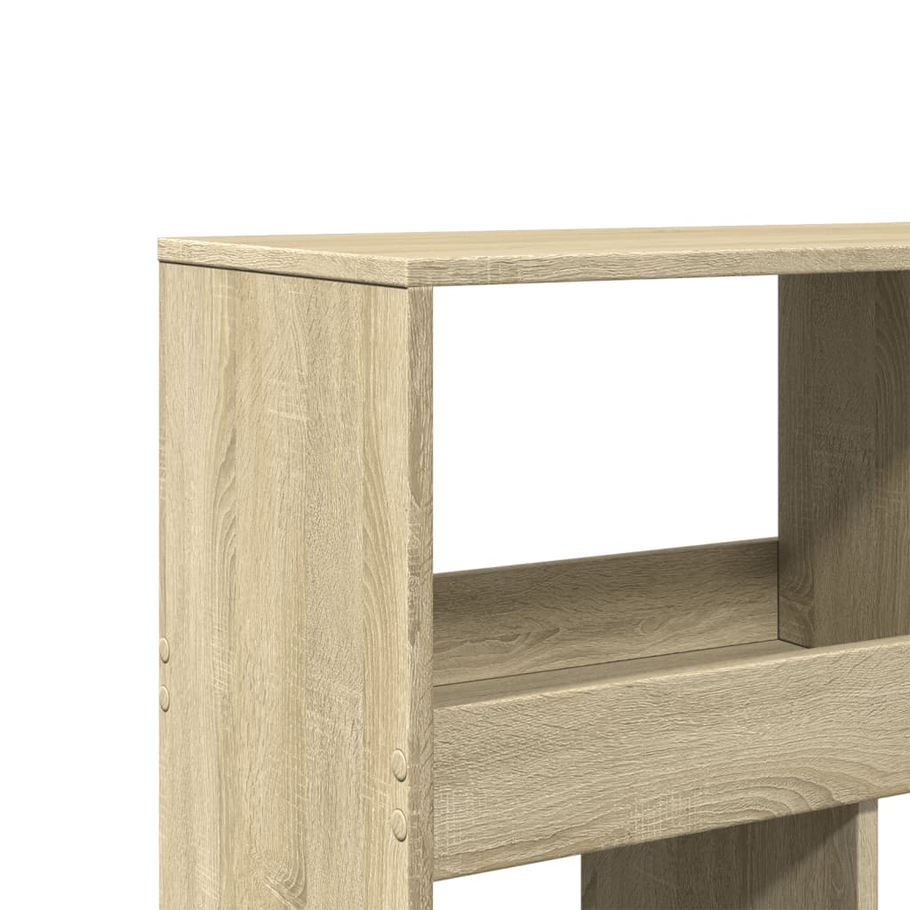 Bokhylle sonoma eik 100x33x125,5 cm konstruert tre