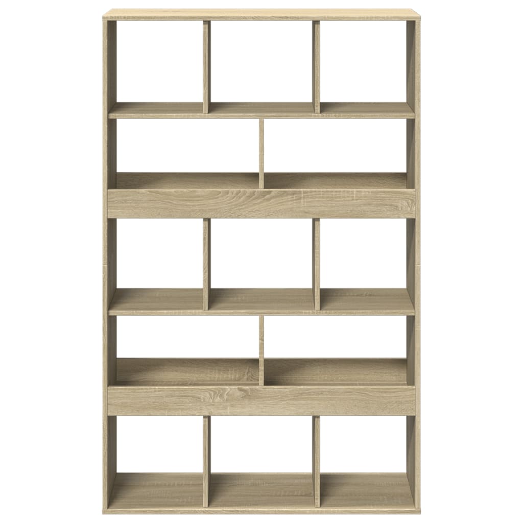 Bokhylle sonoma eik 100x33x156,5 cm konstruert tre