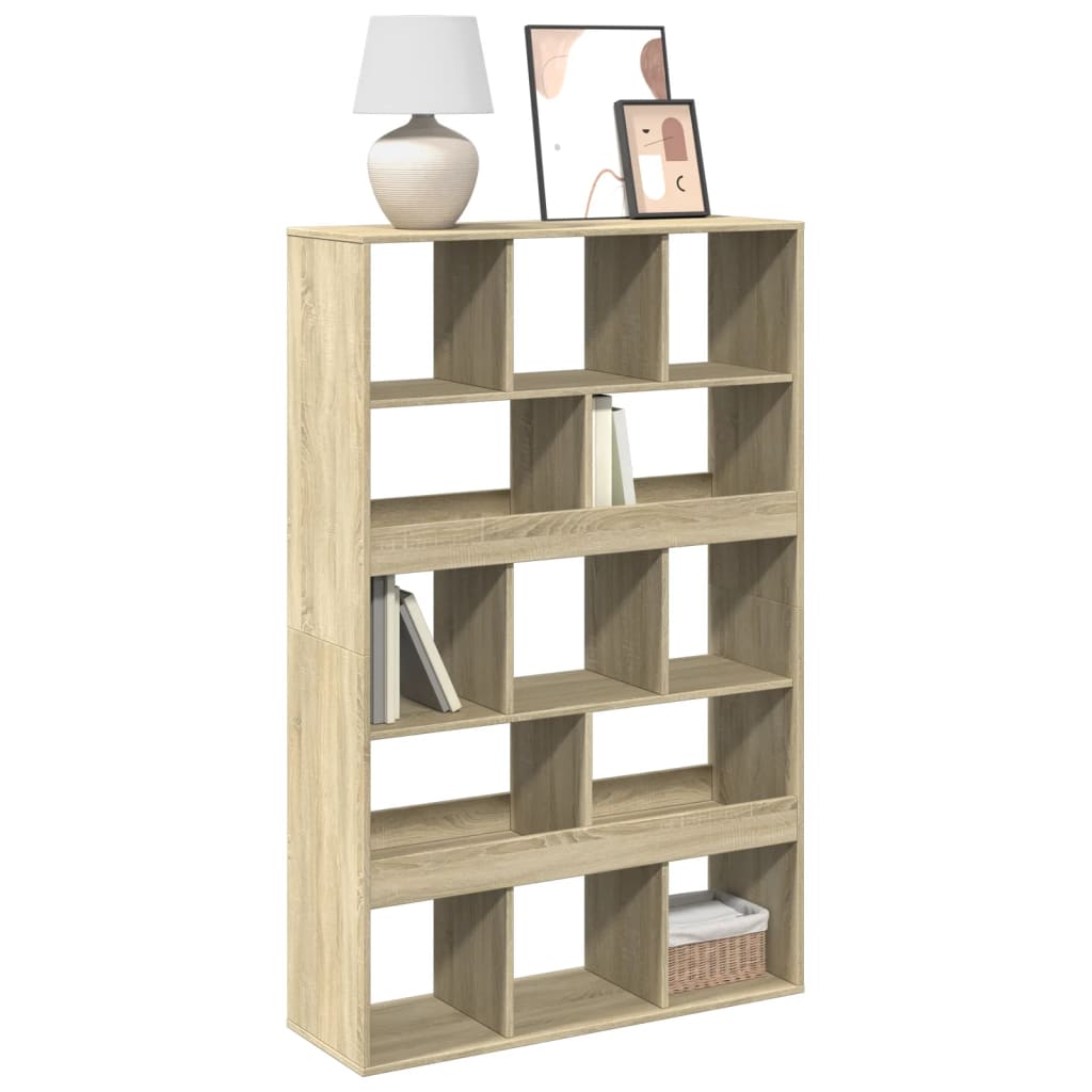 Bokhylle sonoma eik 100x33x156,5 cm konstruert tre