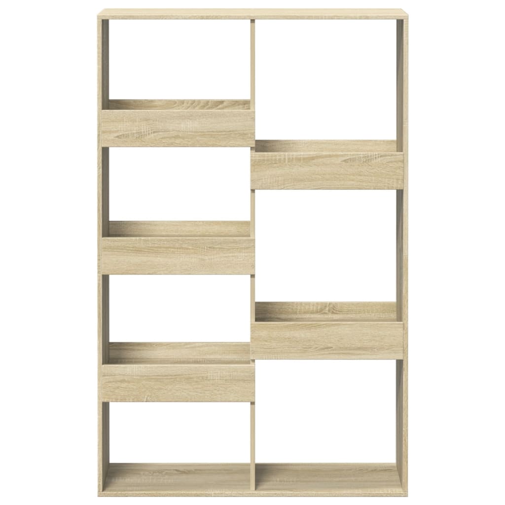Bokhylle sonoma eik 100x33x155,5 cm konstruert tre