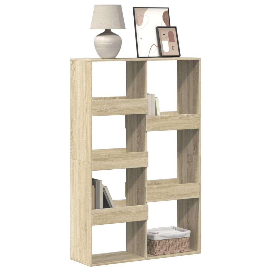 Bokhylle sonoma eik 100x33x155,5 cm konstruert tre