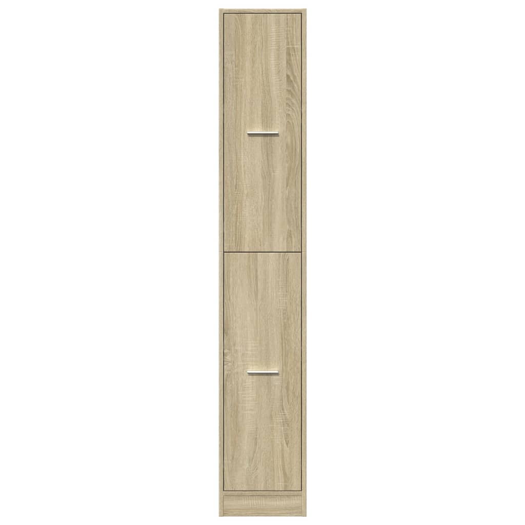 Apotekskap sonoma eik 30x41x174,5 cm konstruert tre