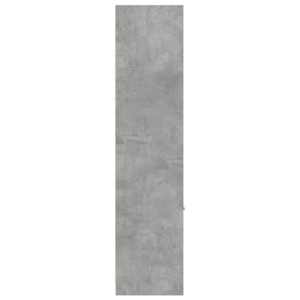 Apotekskap betonggrå 30x41x174,5 cm konstruert tre