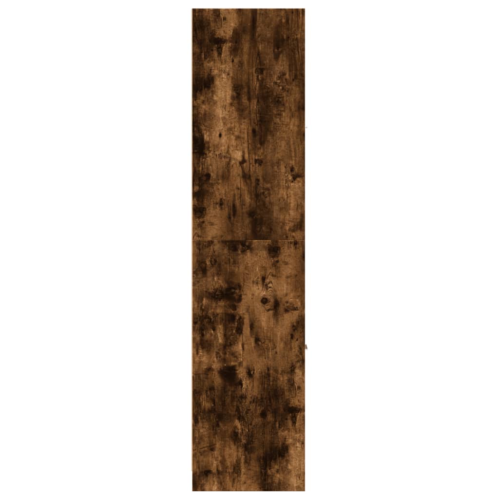 Apotekskap røkt eik 30x41x174,5 cm konstruert tre