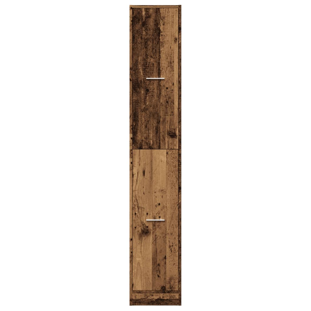Apotekskap gammelt tre 30x41x174,5 cm konstruert tre