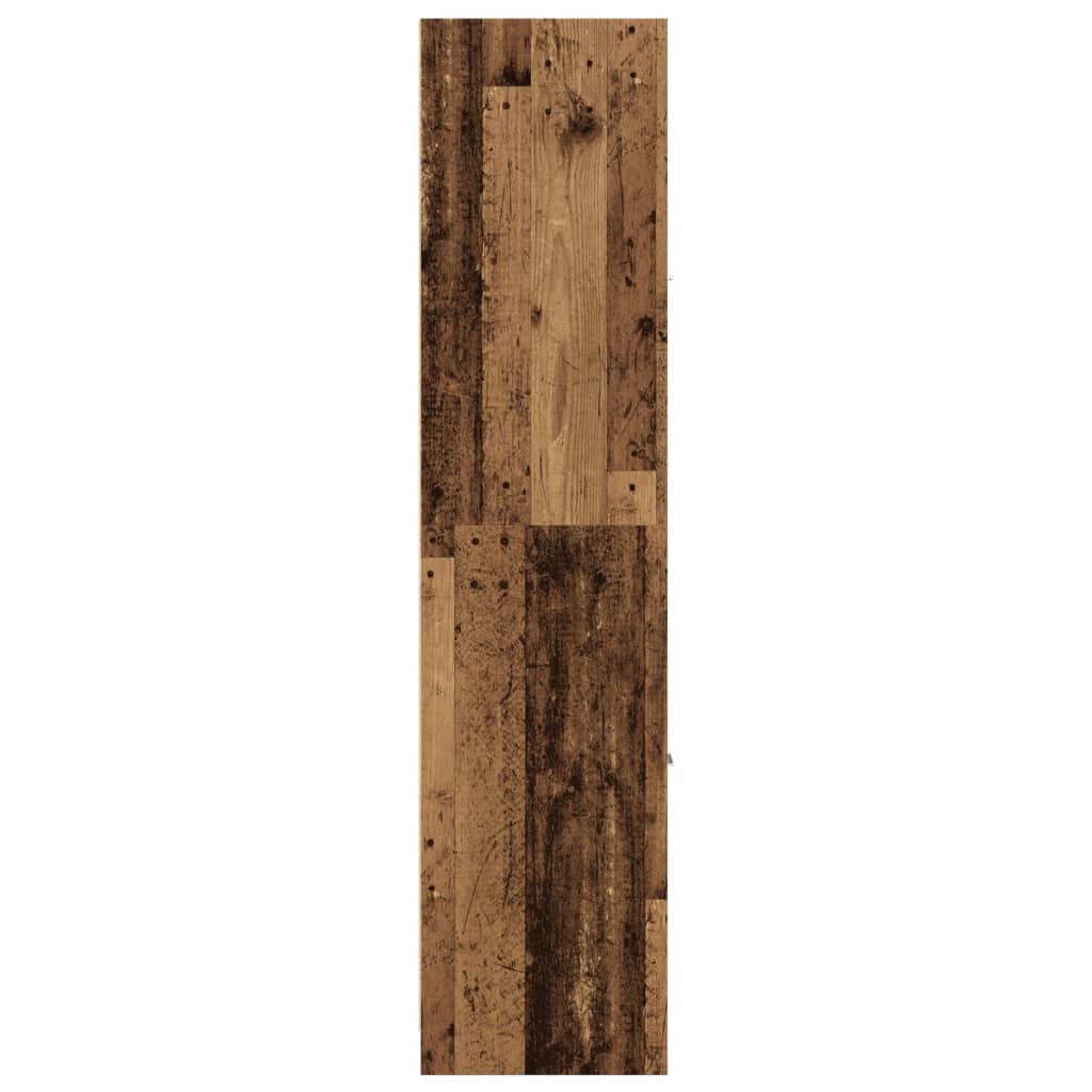Apotekskap gammelt tre 30x41x174,5 cm konstruert tre