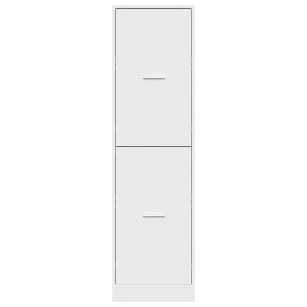 Apotekskap hvit 40x41x144,5 cm konstruert tre
