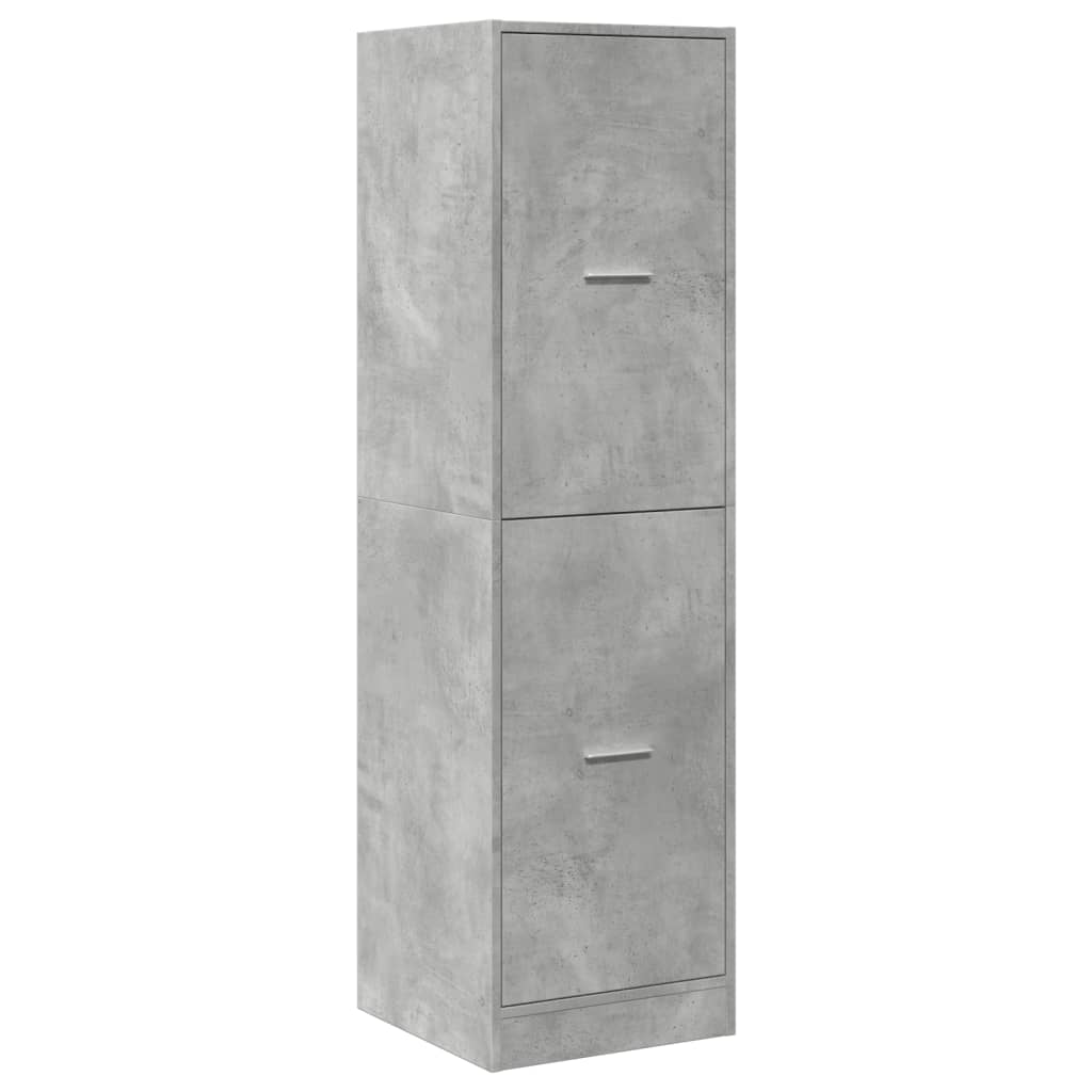 Apotekskap betonggrå 40x41x144,5 cm konstruert tre