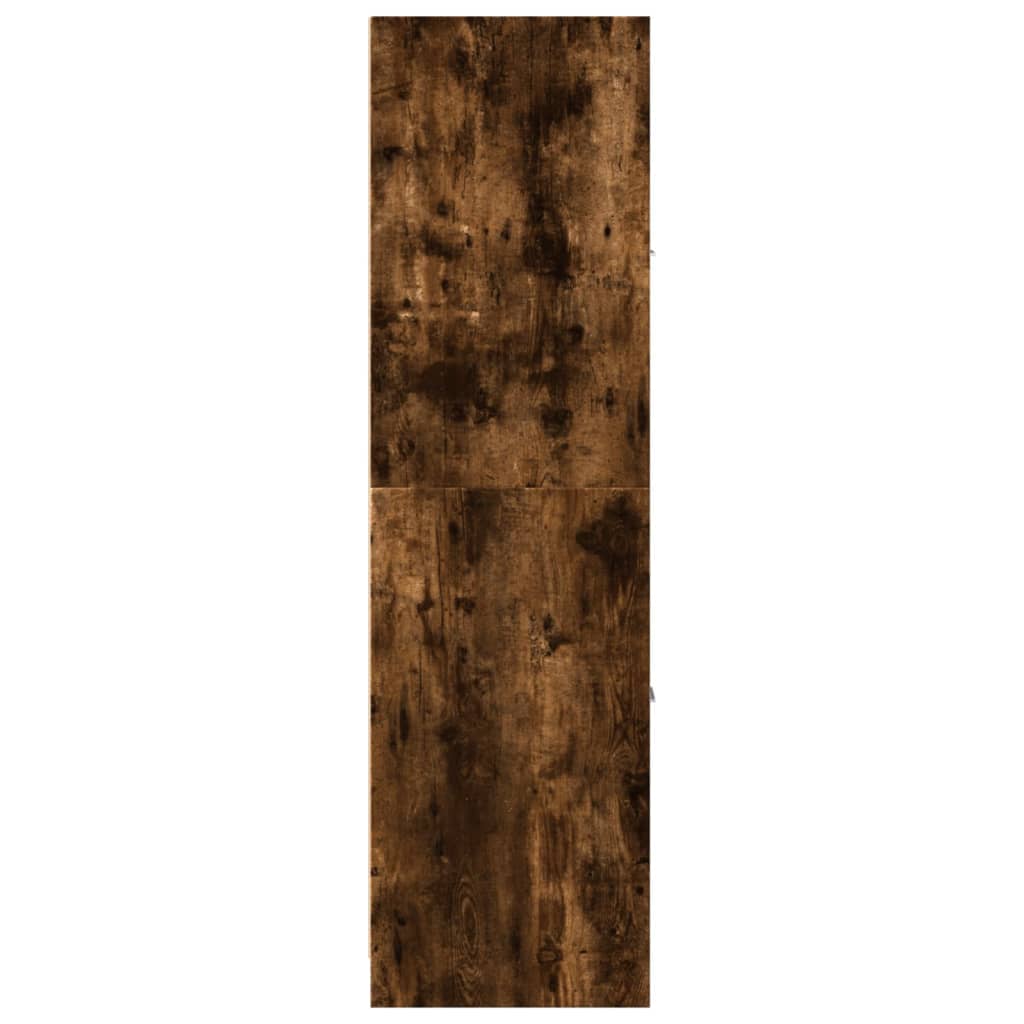 Apotekskap røkt eik 40x41x144,5 cm konstruert tre